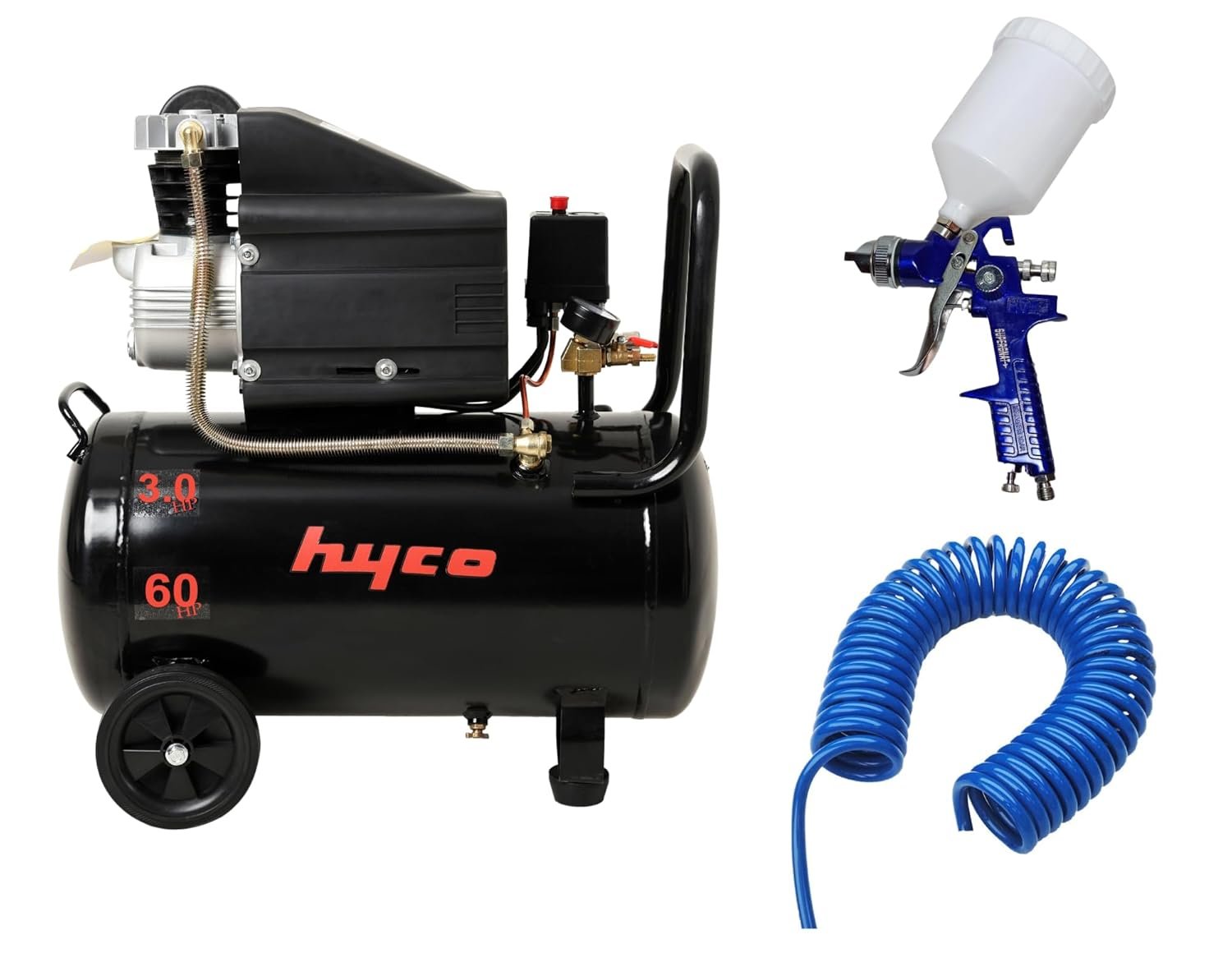 Hyco Lubricated Air Compressor Hp L With Copper Winding With