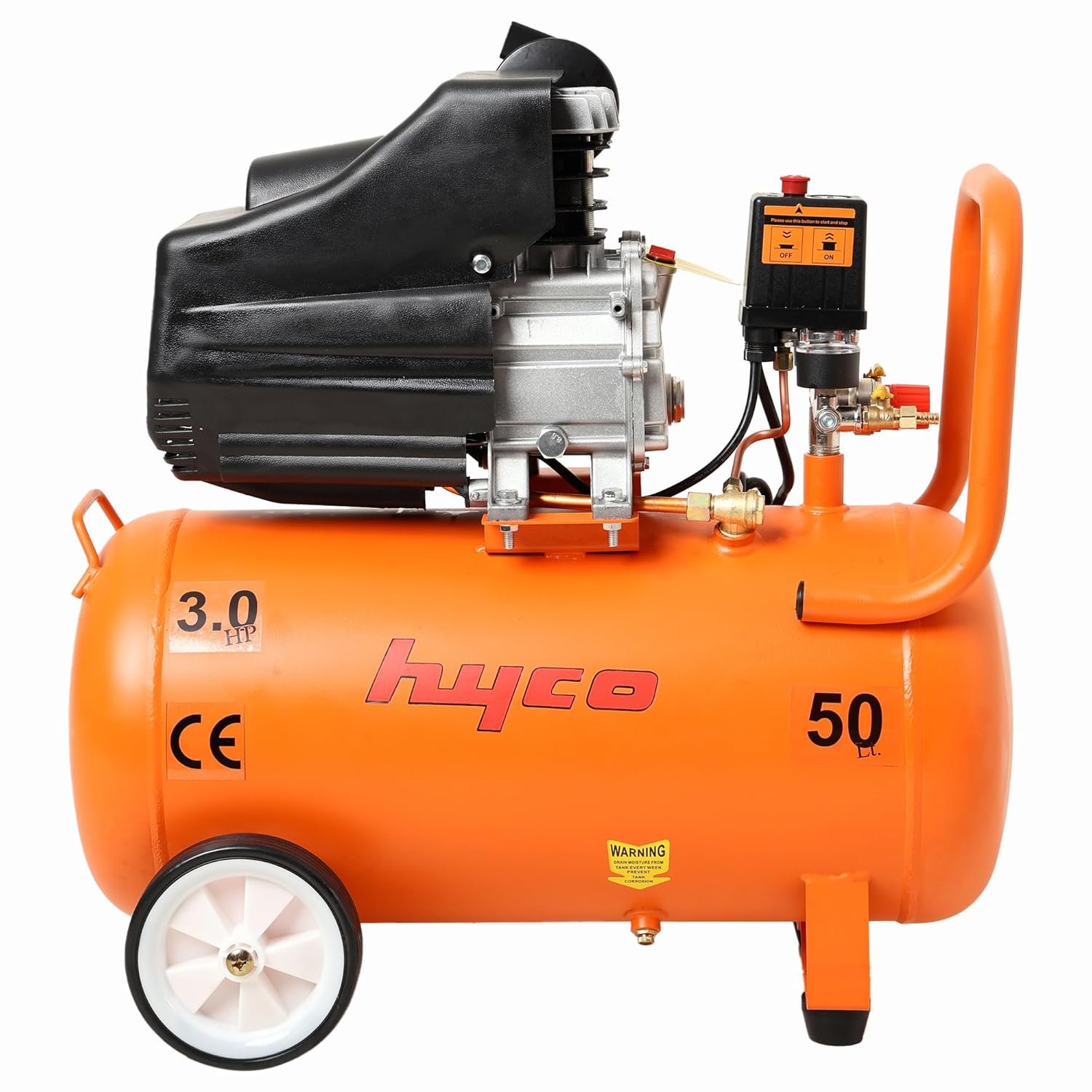 HYCO Lubricaed Direct Driven Air Compressor Corded Electric With 100