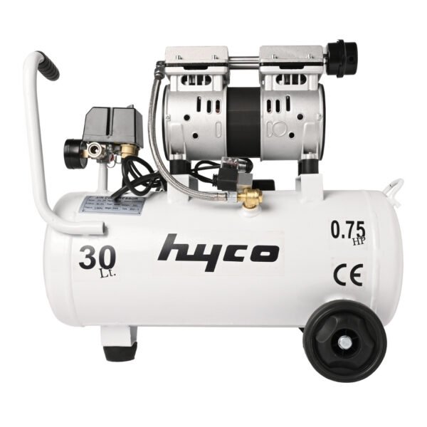 Hyco Oil Free Dental Silent Air Compressor with 100% Copper Winding (OF-30L)