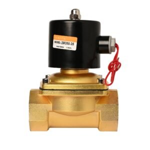 HYCO Diaphragm Operated Electric Solenoid Valve NPT Normally Closed NC Direct Action AC 220V for Water, Air, Gas, Fuels (2W-350-35 1-1/4")