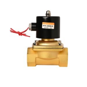 HYCO Diaphragm Operated Electric Solenoid Valve NPT Normally Closed NC Direct Action AC 220V for Water, Air, Gas, Fuels (2W-400-40 1-1/2")