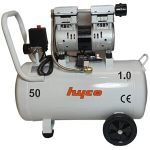Hyco Oil Free Silent Air Compressor with 100% Copper Winding (1HP 50L)