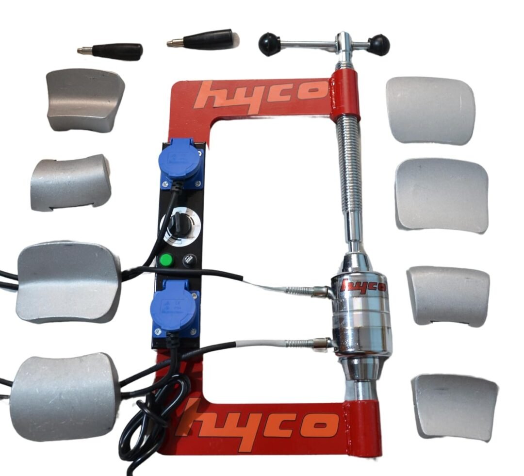 HYCO Tyre Tube Puncture Repair Machine, 1500 Watt, 8 Attachments Professional Vulcaniser for Cars, Trucks and Buses, Red  Amazon.in Car & Motorbike